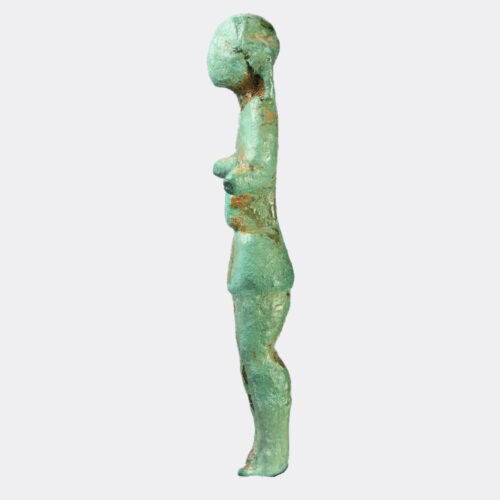 Miscellaneous Antiquities - Iberian votive bronze figure of a man
