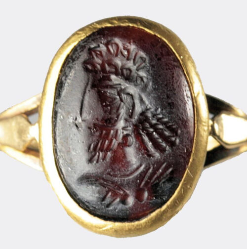 Ancient Jewellery - Sassanian portrait seal