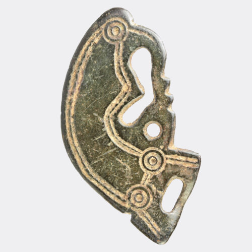 Miscellaneous Antiquities - Frankish or Merovingian bronze bird brooch